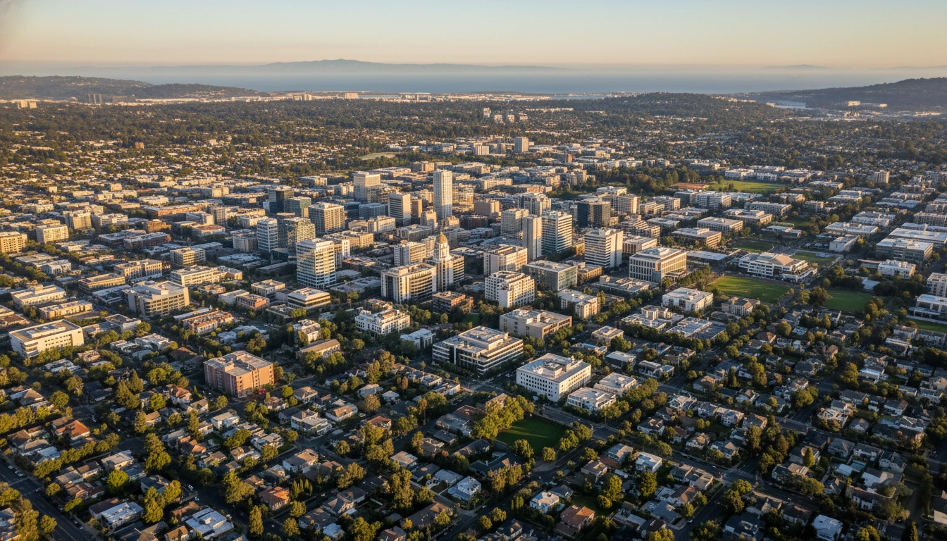 Downtown San Jose aerial view