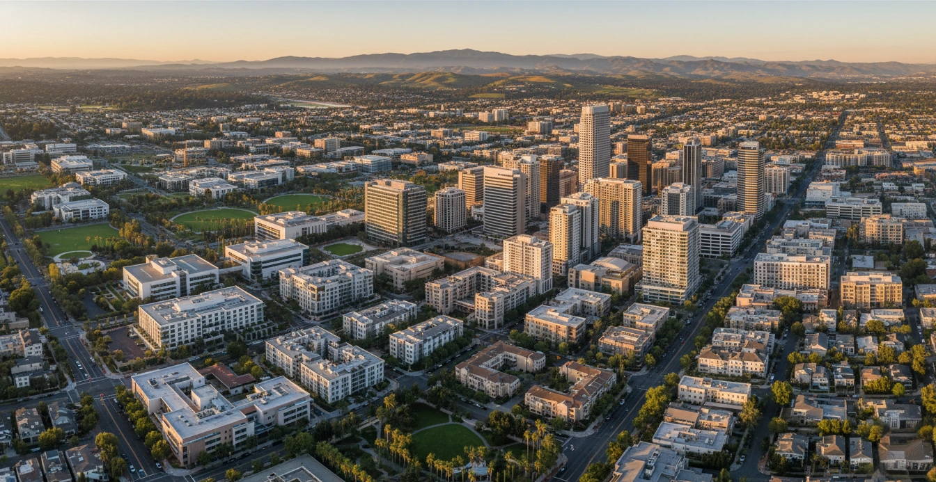 San Jose skyline aerial